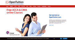 Desktop Screenshot of opentuition.com